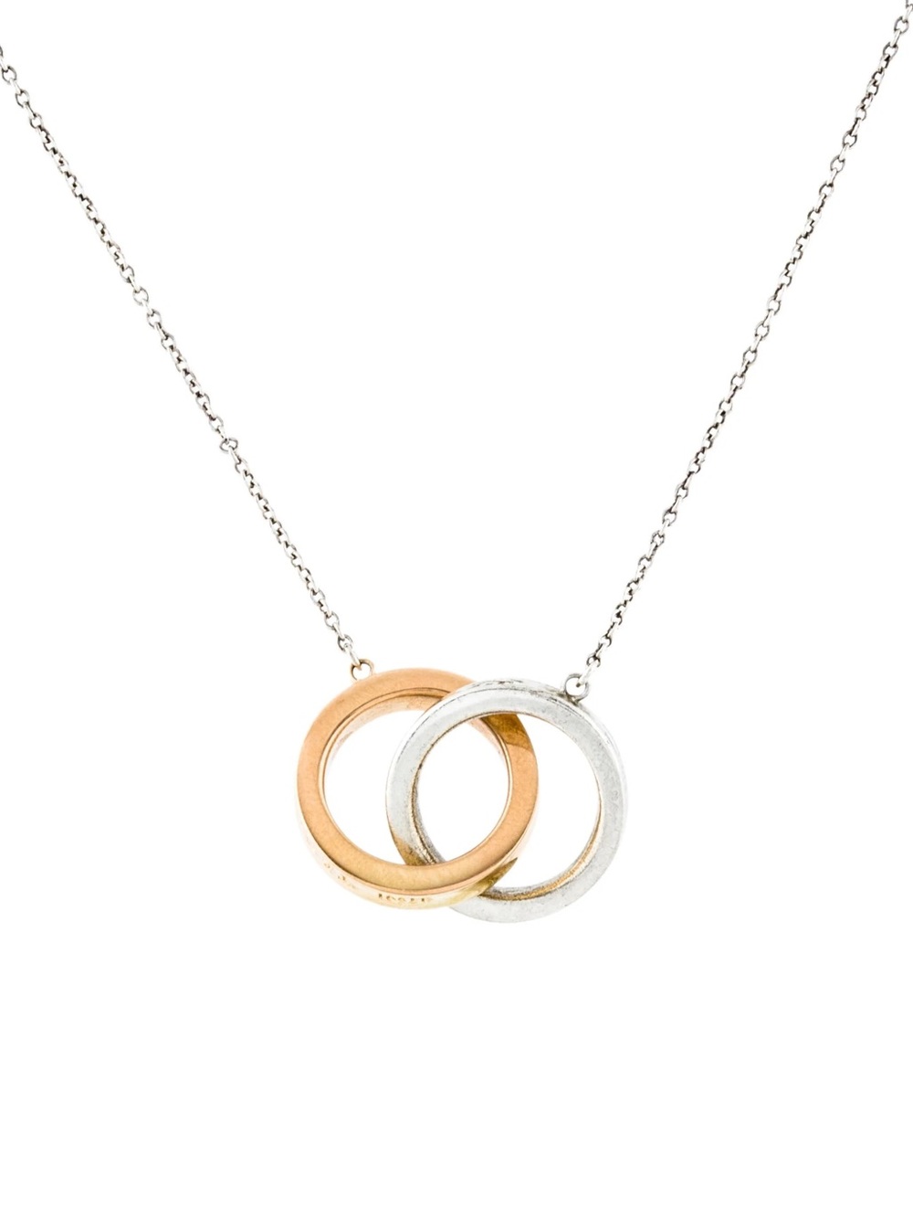 ISO: Tiffany & Co. 2-tone interlocking Circle Pendant (used + auth)